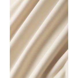 Mens Cartoon Astronaut Planet Print Crew Neck Pullover Sweatshirts