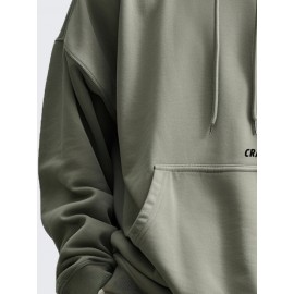 Mens Letter Print Kangaroo Pocket Casual Drawstring Hoodies Winter